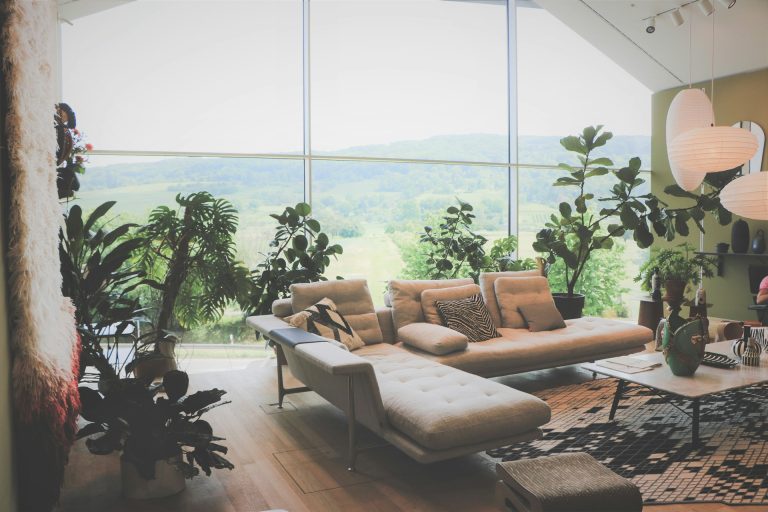 Home 3 Brown and black sofa set